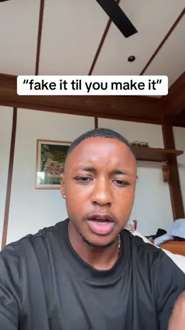 The worst person you know is faking it. But the most successful person you know probably had to fake it too 🤷🏾‍♂️