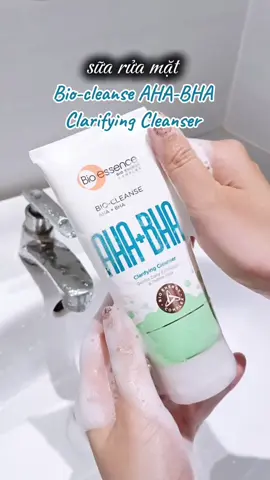 srm dịu nhẹ cho da dầu dễ lên mụn 💯 #suaruamat #suaruamatdadaumun #bioessence #skincare #trending 