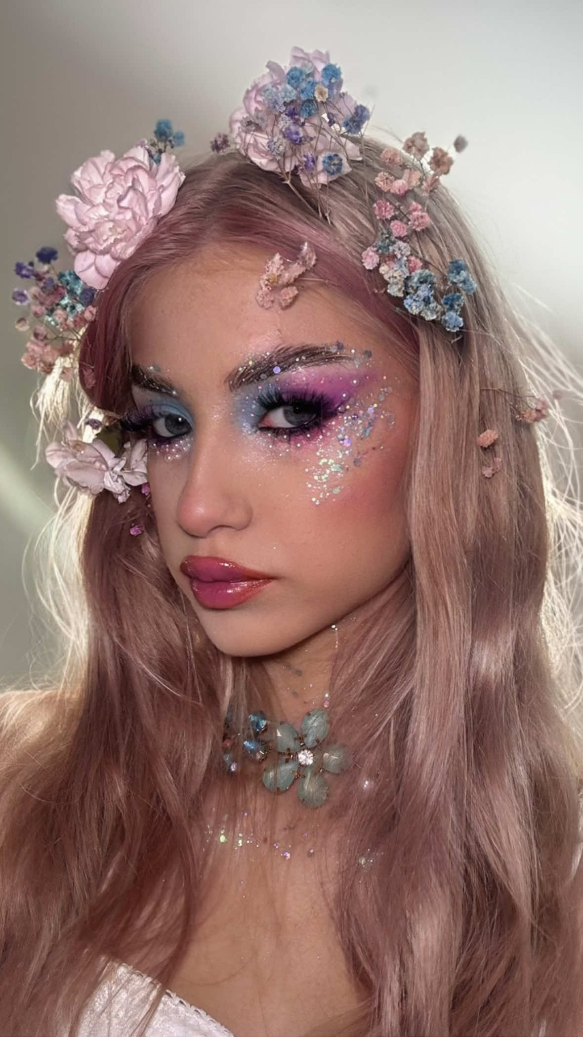 Wróżkowy makijaż 🧚🏻‍♀️🦄 #halloweenmakeup #barbie #bibble #fairytopia #makeup