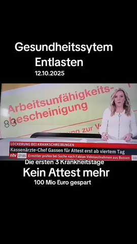 #Politik #Deutschland #Arbeitsunfähig #Gesundheitssytem #Krank #Attest #keine #Bescheinigung #mehr #Arzt #Aktuell #kommt #100 #Mio #Gespart 