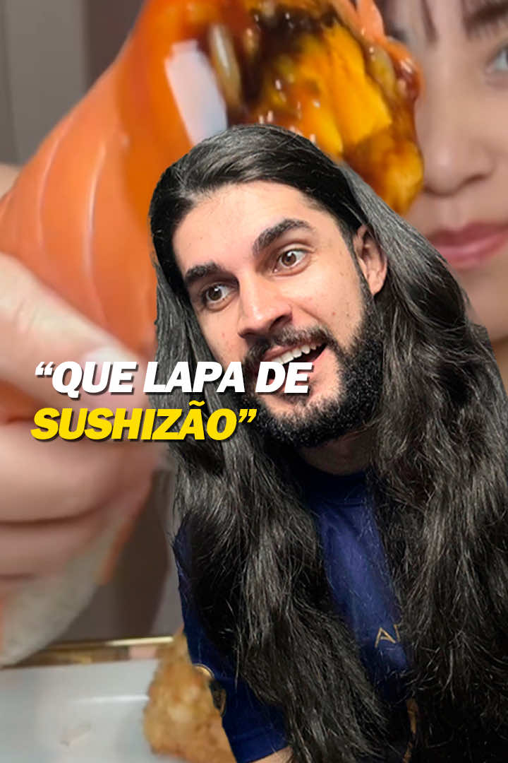 Que lapa de sushizão #sushi #food #asmr #fyp 