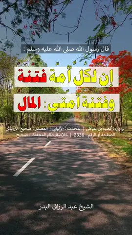 قال تعالى: (بَلْ هِيَ فِتْنَةٌ وَلَكِنَّ أَكْثَرَهُمْ لا يَعْلَمُونَ) . الفتنة مثل اسمها تَغُر كلّ مُنخدع، فالأولاد فِتنة، والزوجة فِتنة، والمال فتنة. . قال النبي ﷺ: 