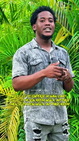 M vle lè yo endekse w nan lari, pou yo di s on krèm nèg k ap pase men se pa yon nèg k ap pase krèm🙌🏾 Bèl Pawòl li yee !!!✍🏾 #punchline #freestyle #poesie #slam #belpawolliye 