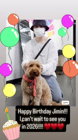 Happy Birthday Jimin!!!! 🎉🎂🥳🎈🎊🎁@BTS #fypシ #dogsoftiktok #armybts #bts_official_bighit 