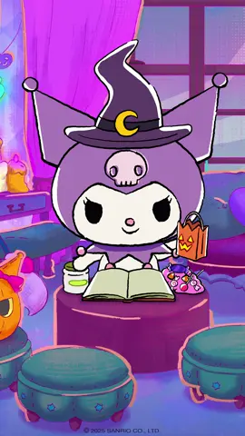 ASMR junk journal with #Kuromi: Halloween Edition 📒🎃 #asmr #sanrio