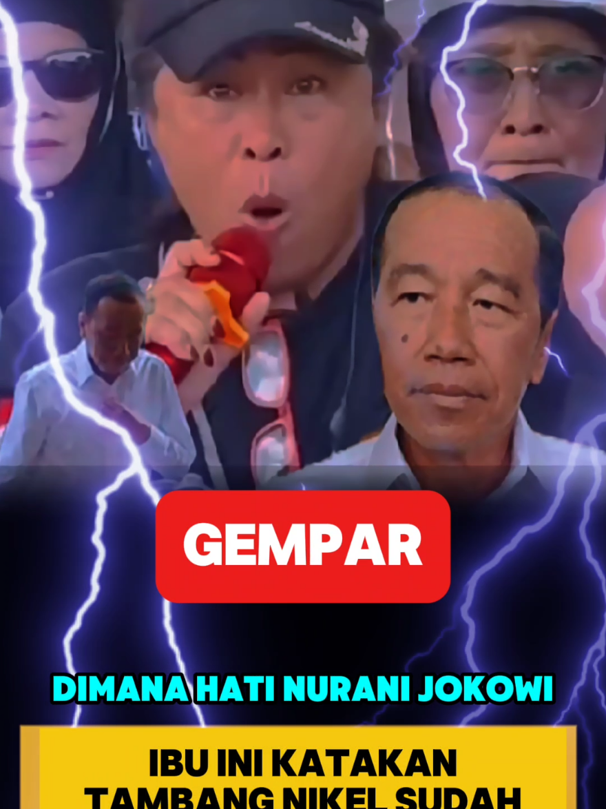 Gempar! ibu ini katakan jokowi gadaikan tambang nikel 65 tahun, ibu ini juga katakan dimana hati nurani jokowi?  #jokowi #tambangnikelsulawesitenggara #beritaterkini #kasusjokowi #tambangnikel 