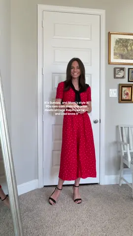 Sunday style goals: Mom channeling 90s rom-com main character energy in and Dad’s loving every bit of it.  #nancymeyers #NancyMeyersAesthetic #ralphlauren #ralphlaurenaesthetic #ClassicStyle    
