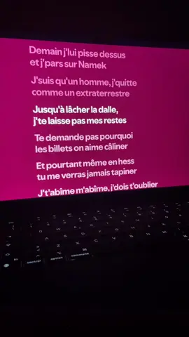 j’t’abîme m’abîme, j’dois t’oublier #uranus #pnl #lyrics #fyp #viral 