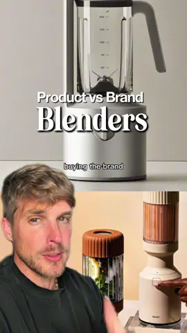 We’re approaching peak smoothie— product vs brand: blenders. Honestly the majority of these choices are great humankind has mastered the blender more than the pan somehow. None of these brands do serious marketing at all, opportunity there tbh