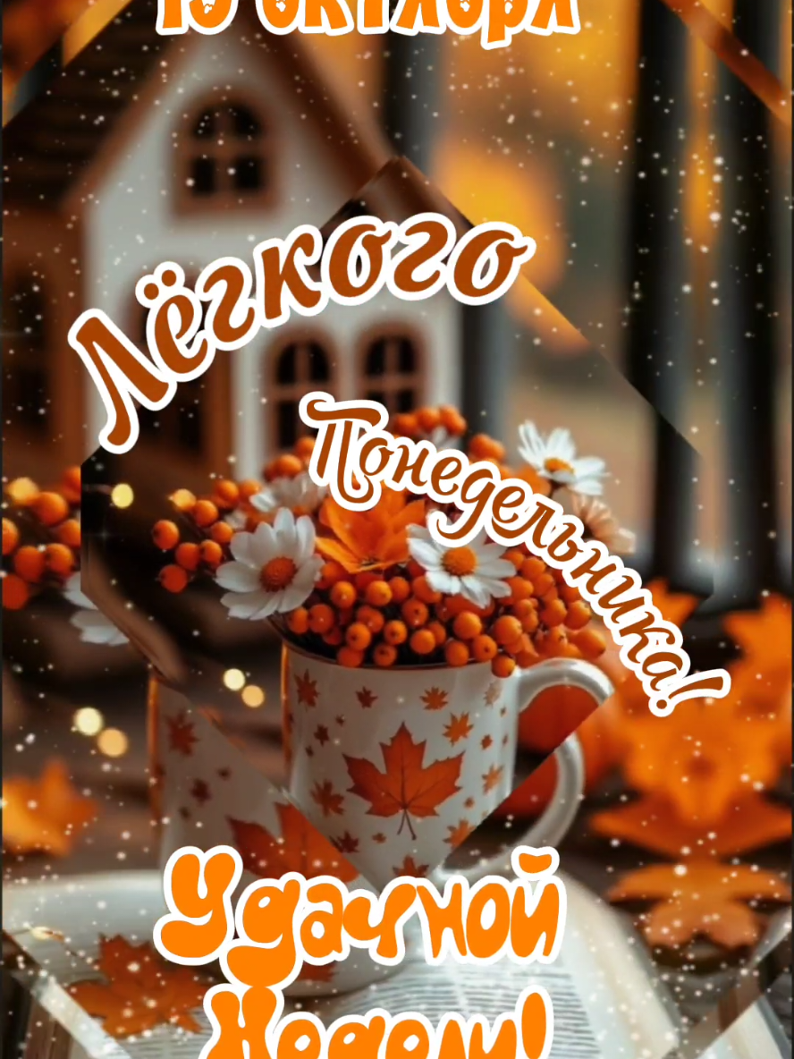 Лёгкого Понедельника! 13 октября. #лёгкогопонедельника #удачнойнедели #13октября #владаалматы 