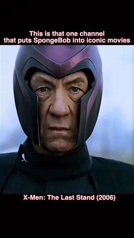 Too much iron in his blood... 🧽🧲 ✖️ #spongebob #Xmen #Magneto #patrickstar  #spongebobmemes 