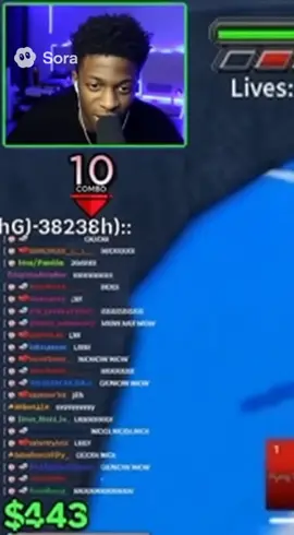 Infernasu hits mean combo on abraham in aba #aba #roblox #lincoln #fyp 