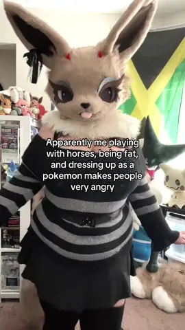 People are very odd #furryfandom #furry #fursuit #eeveefursuit #pokemon 