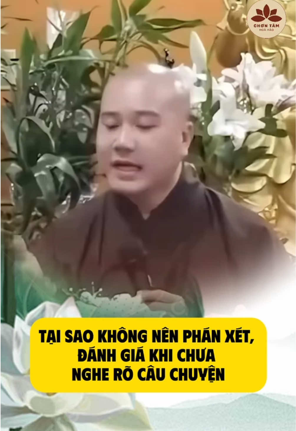 Đứng đánh giá phán xét người khác khi chưa nghe rõ câu chuyện #chontamhoahao #thayphaphoa 