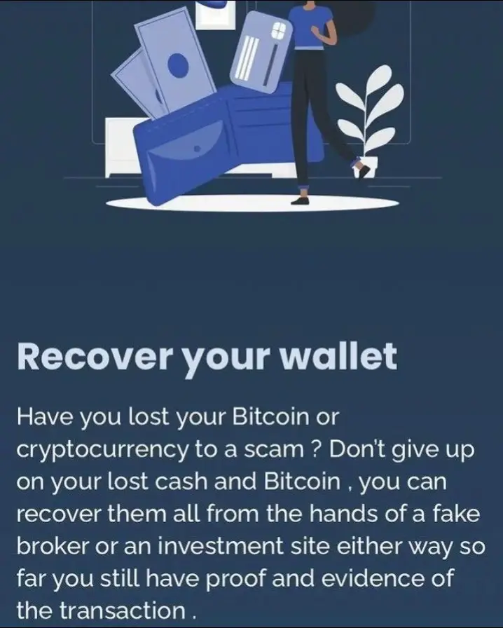 #lostcryptocurrencyrecovery 