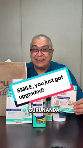 Are you stuck in the wrong era?! Time for an upgrade 🤩 #totalsmile #whiteteeth #oralcare #healthygums #gurunanda 