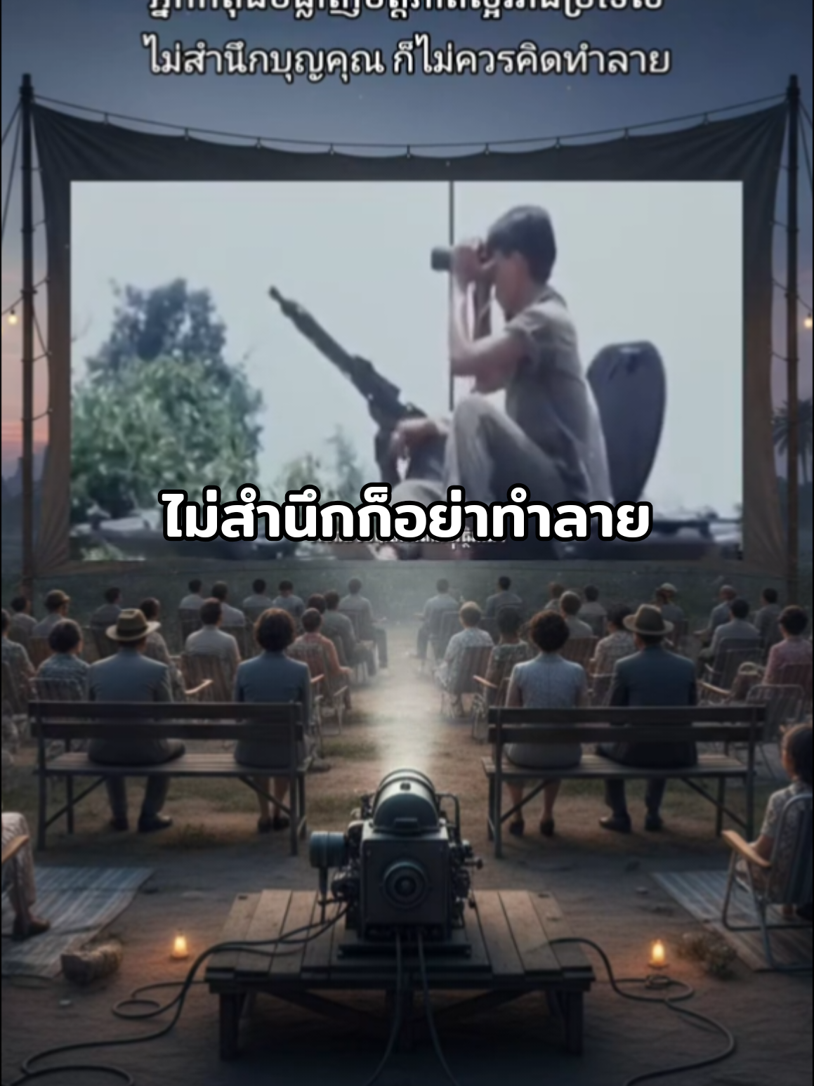 หนังกลางแปลงที่กัมพูชาควรดู #กัมพูชา #หนังกลางแปลง #บ้านหนองหญ้าแก้ว #ชายแดนไทยกัมพูชา 