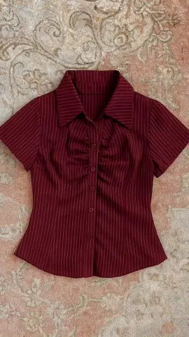 VAV FASHION - ELENA SHIRT KOREA#kemejawanita #bajumurah #fyp 