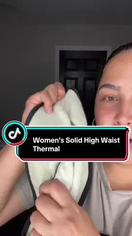 Women's Solid High Waist Thermal #TikTokShopCreatorPicks #spotlightfinds #falldealsforyou #weklyhighlights #tiktokshopfallsale 