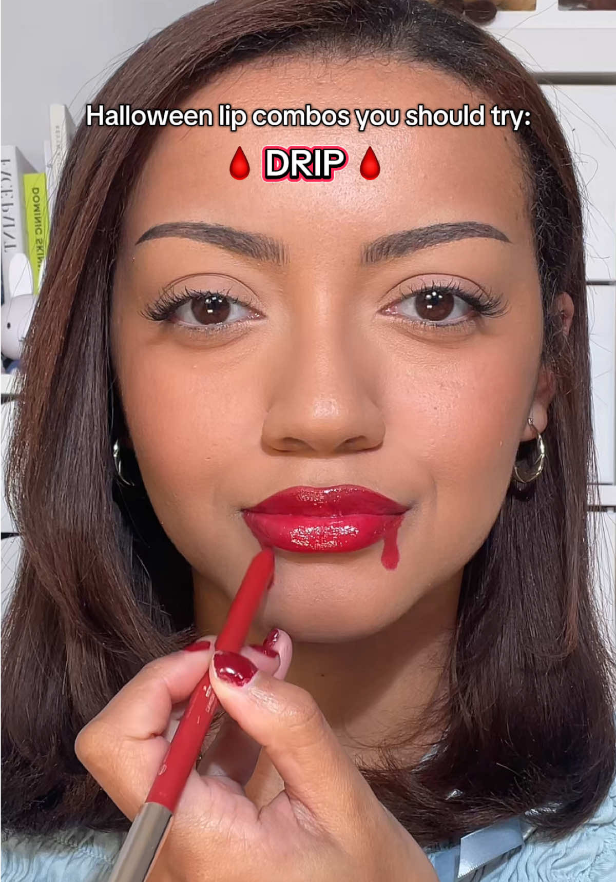 Halloween lip combos you should try!! 🎃 which one is your fave? All using @Fenty Beauty gloss stick - the mvp and trace’d out lip liners - coal blooded and the mvp  available at @LOOKFANTASTIC 