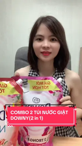 Combo 2 túi nước giặt Downy (2in1) vừa giặt vừa xả#Downy #nuocgiat #nuocgiatxa #phuongxichop #xuhuong 