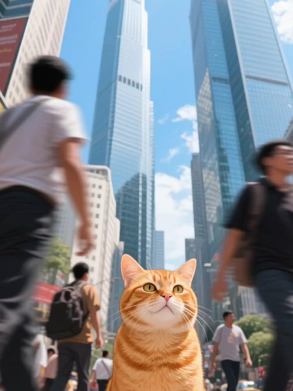 “Oyen, Sang Bintang Jalanan Sudirman” #KucingViralJakarta #OyenDepanFX #KucingSudirman #KucingJakarta #OyenSudirman 