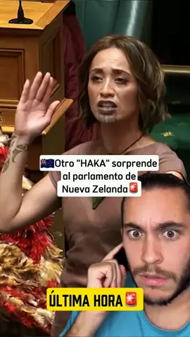 New Zealand's Parliament was suspended following an unplanned haka following Oriini Kaipara's speech. #breakingnews #EEUU #usa 