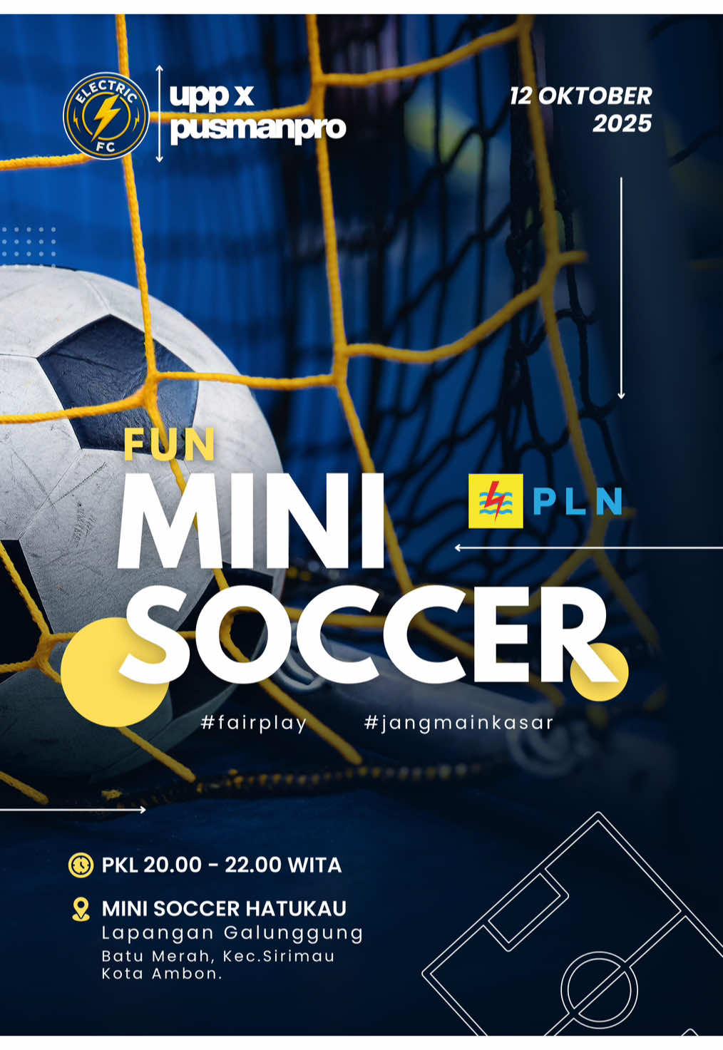 Fun Mini Soccer UPP Maluku VS Pusmanpro⚽️ #CapCut #minisoccer #ambon #fy #tiktokviral 