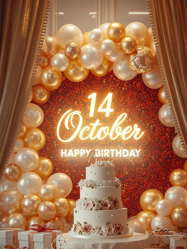 14 October birthday wishes videos #fyp #loveyou #happybirthday #tiktok 