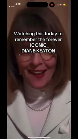 Rest in peace eternally to the GREAT DIANE KEATON! I remember watching this movie and identifying so much with Diane’s character! It hits home even harder now that I am in that age group! #RIPdianeKeaton #DianeKeaton #FirstWivesClub #GrandmaCracey #FYP @Cici🌻 @Shsallthat 