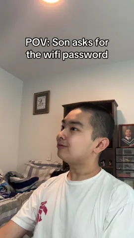 Son asks for the wifi password #fyp #foryou 