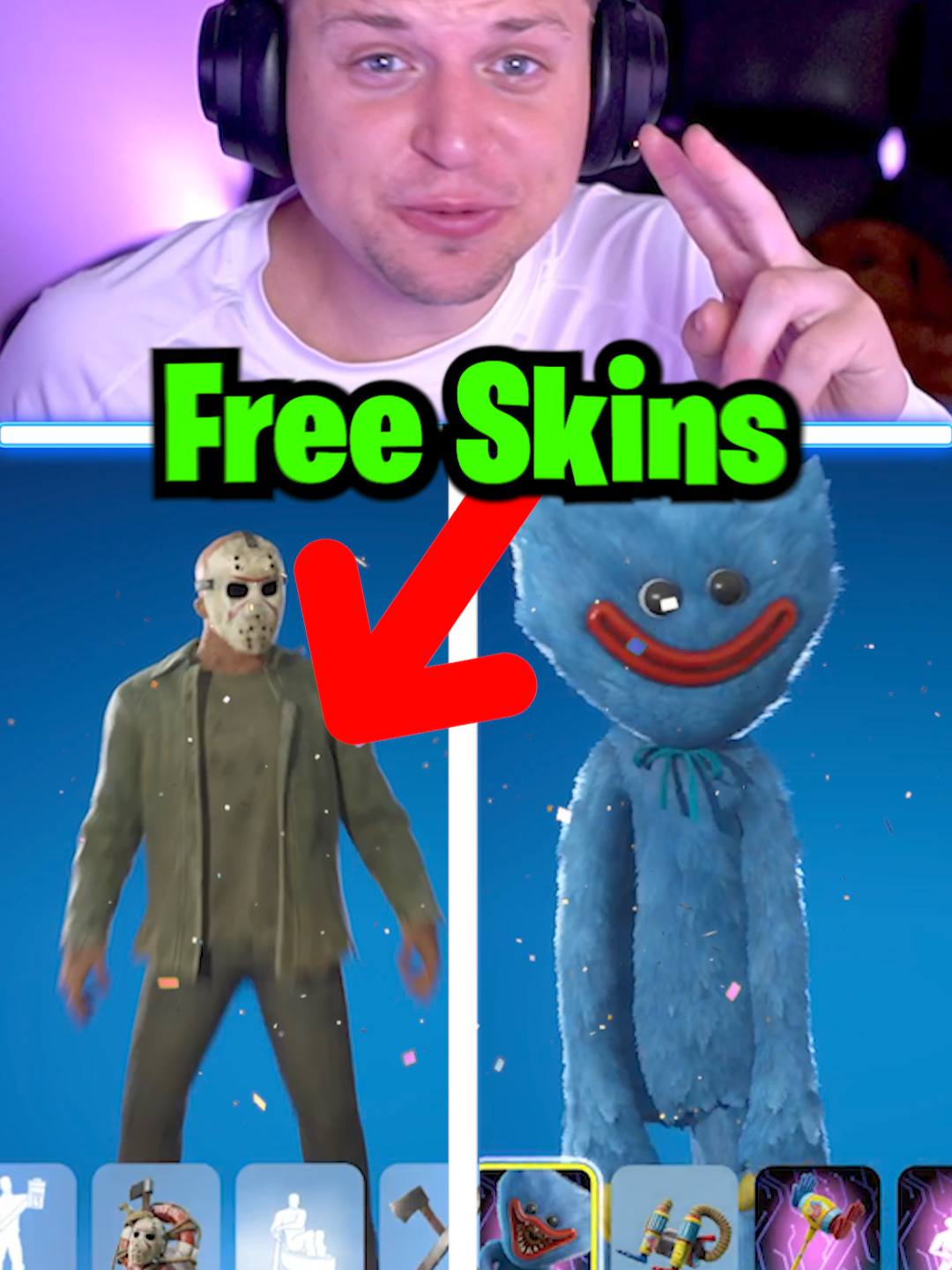 2 FREE Skins in Fortnite!! 😱 #fortnite #gaming
