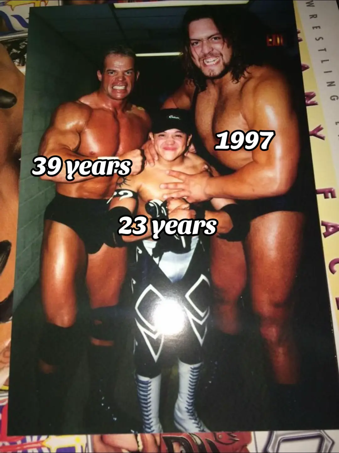 The man behind the mask… #reymysterio #unmasked #wcw #WWE 