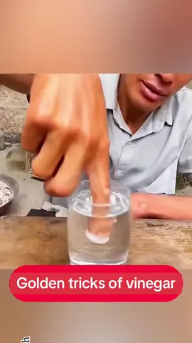 Golden tricks of vinegar👍🏻⚡️ #100kviews #foryou #trick #trickshot 