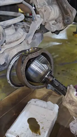 Nissan petrol front axle seal leaked replacement guide 