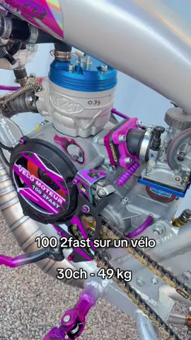 Un monstre 😈 #50cc #velomoteur #motorizedbicycle #moto #velo 