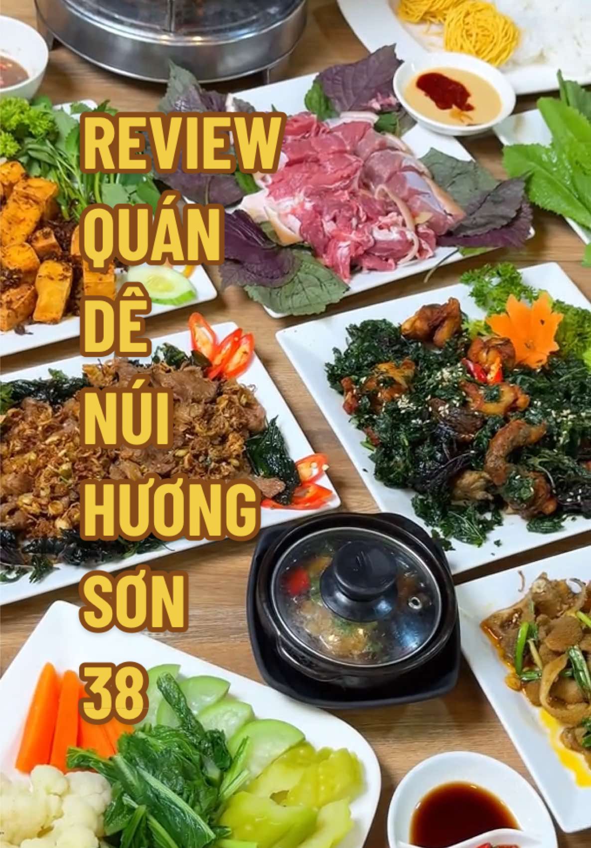 Review quán dê núi HƯƠNG SƠN 38 #reviewquananngon #quandenui #anngonsaigon #denuihuongson38 #hoangodin