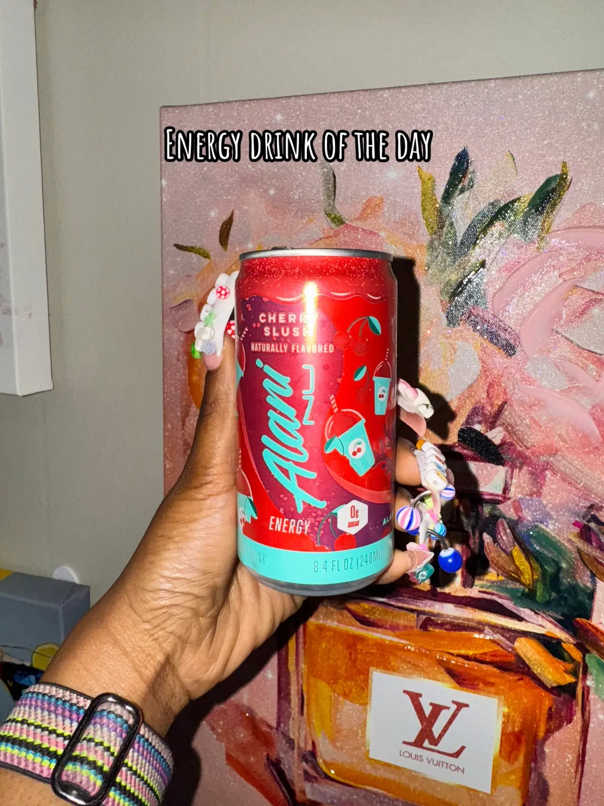 Do we still love @Alani Nutrition? I LOVE these mini ones. Its the perfect amount of caffeine for me. I just wish they had more flavors in the minis tho 💖 #alaninu #fyp #energydrink #relatable #cherryslush 