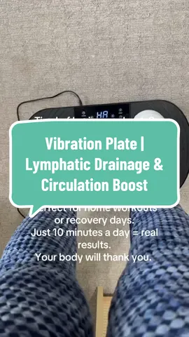 Support your health and fitness with this full-body vibration plate. It helps stimulate your lymphatic system, improve circulation, tone muscles, and burn calories—all with low-impact movement. Perfect for home workouts, post-training recovery, or daily wellness routines. Just a few minutes a day can help your body feel lighter, stronger, and more energized. #creatorsearchinsights  #uncloglymphaticsystem #shakingmachineexercise #vibrationplateworkouts #vibrationplatetherapy 