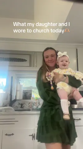 Happy Sunday!!🥰☀️ #churchootd #sahm #momanddaughter #OOTD #jesus 