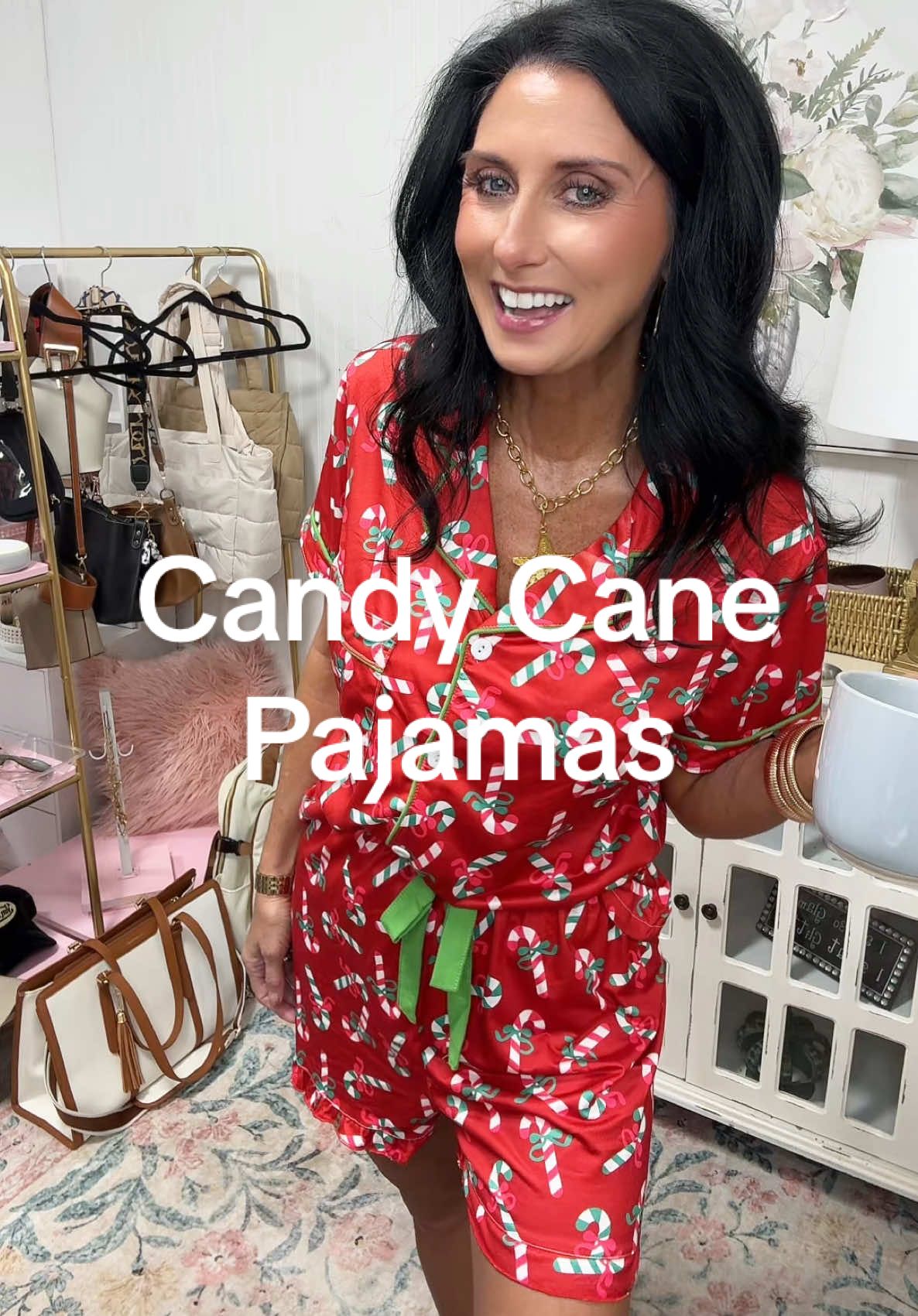 POV: You’ve officially entered your Candy Cane Era ❤️🤶 Sweet, cozy, and Christmas-ready — these candy cane pajamas are the must-have holiday set everyone’s grabbing 🎄✨ #ChristmasPajamas #HolidayOOTD #CandyCaneVibes #tiktokshopfalldealsforyou #tiktokshopblackfriday 