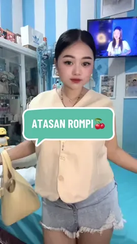 Atasan rompi bisa di segala #outfit #showcase #ICHAAA🍑 
