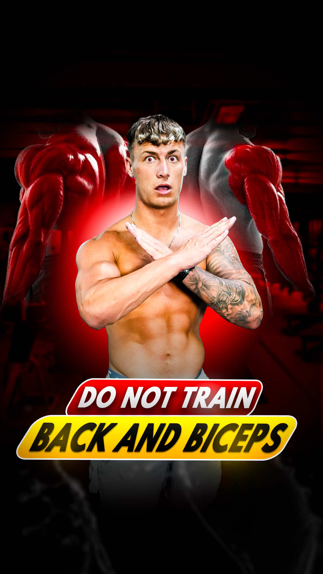 STOP training BACK & BICEPS on the SAME DAY!!!❌
