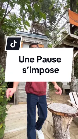 Parce que le temps lui ne s’arrête jamais ⏳, nous avons décider de s’accorder une pause #cabane #pourtoi #decision #pause 
