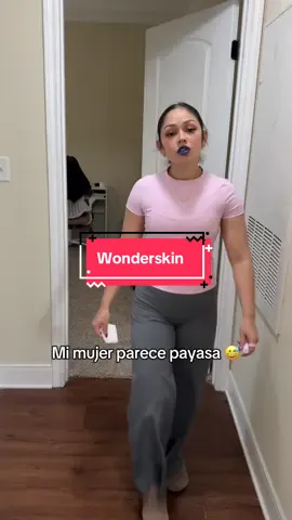 Parecía pausa con ese color 🤣🤣 #wonderskin #lipstain 