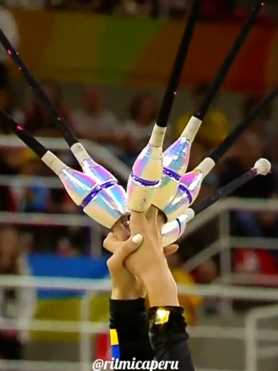 Ukraine 🇺🇦 - Rhythmic Gymnastics Final | Rio 2016  🌞 Score: 17.416 #juegosolimpicos #Rhythmic #paratiiii #deportes #motivacion