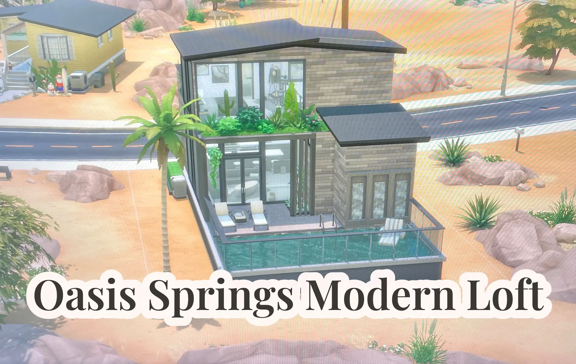 On the gallery for anyone who’s interested! 🏡(Id: mslala2) #thesims4 #simsbuilds #modernloft #simstok #building 