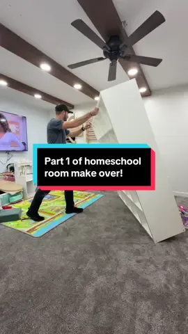 Can’t wait for it to be done! #homeschool #toyroom #sahm #fyp 