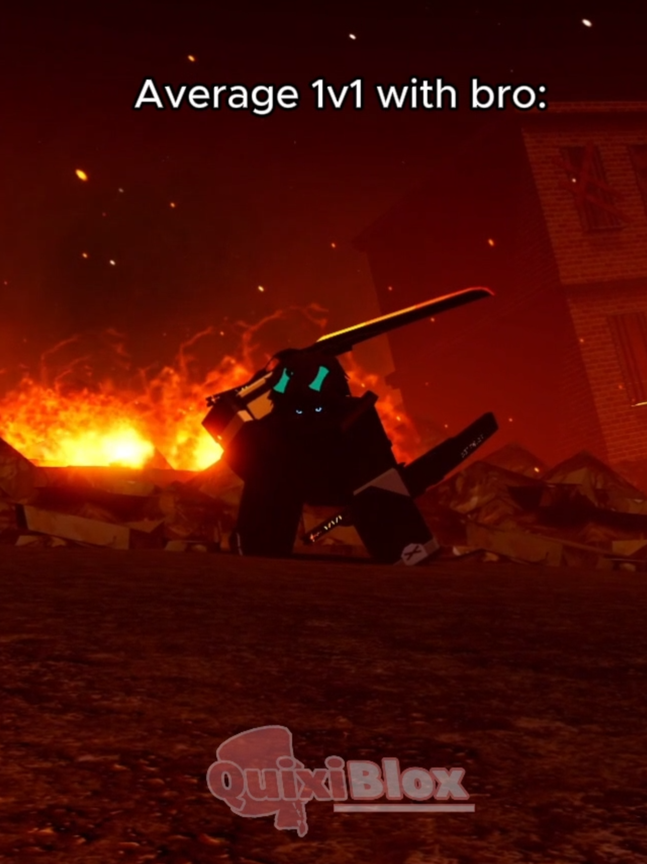 Average 1v1 with bro: #quixiblox #robloxfyp #robloxanimation #robloxtiktok #animation