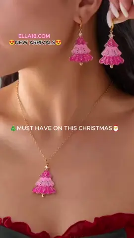 Trending Christmas earrings 2025😍🎅#ella18jewelry #christmas #earrings #christmasearrings #viralme 